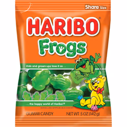 Haribo Frogs Gummi Candy - 5oz