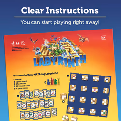 Ravensburger Labyrinth - Enthralling Family Board Game | Ideal for Kids and Adults Aged 7 and Up | Offers Great Replay Value | Designed for 2-4 Player