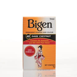BIGEN Permanent Powder Hair Colour Dark Chestnut 48