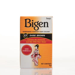 BIGEN Permanent Powder Hair Colour Dark Brown 57