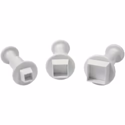 PME Plunger Cutters Square 3Pack