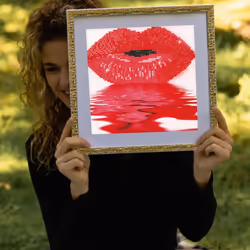 Diamond Dotz Hot Lips Diamond Painting Kits for Adults - Diamond Art Kits a Relaxing Creative Craft Kit with Dotz Gems 11.8""""x11.8""""
