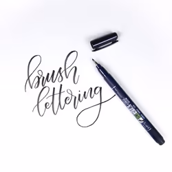 Fudenosuke Brush Pen  Hard Tip  Black