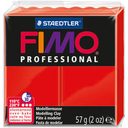 Staedtler Fimo Professional Soft Polymer Clay  2 oz  Red (EF8005-200)