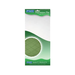 PME Impression Mat Large Diamond Design  for Cake Decorating  Standard  Transparent