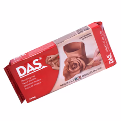 DAS Air-Hardening Modeling clay - Terra cotta clay 11lb Block - Pliable Air clay for Sculpting and coating - Easy to Use Air ...