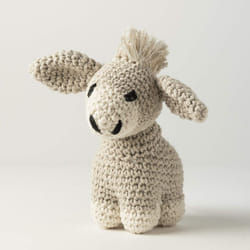 Hoooked Donkey Joe Kit W/Eco Brabante Yarn-Biscuit