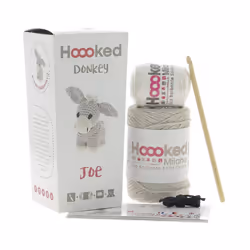 Hoooked Donkey Joe Kit W/Eco Brabante Yarn-Biscuit