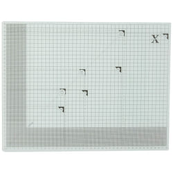 docrafts XCUT A3 Light green Square Tempered Glass Cutting Mat