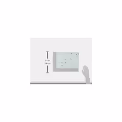 docrafts XCUT A3 Light green Square Tempered Glass Cutting Mat