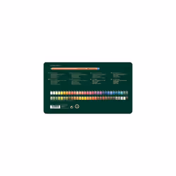 Faber-Castell Tin of 60 Pitt Pastel Artists Colouring Pencils, High Colour Ideal For Colouring, Drawing, Sketching