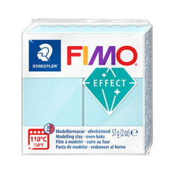 Staedtler FIMO Effects Polymer Clay - -Oven Bake Clay for Jewelry  Sculpting  Ice Blue Quartz 8020-306