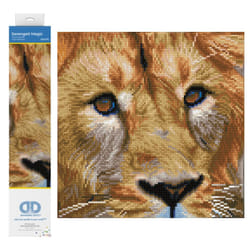 DIAMOND DOTZ Serengeti Magic Lion Diamond Painting Kits for Adults - Diamond Art Kits a Relaxing Creative Craft Kit with Dotz Gems 12""""x12""""