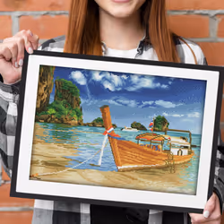 Diamond Dotz Thai Escape Landscape Diamond Painting Kits for Adults - Diamond Art Kits a Relaxing Creative Craft Kit with Dotz Gems 13.8""""x20.5""""