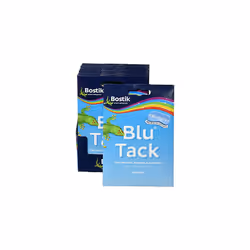 24552 Blu-tack Mastic Adhesive Non-toxic Handy Pack Ref 801103 [Pack of 12], Blue