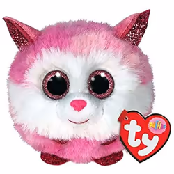 Ty Puffies- Princess the pink husky - super cute plush puff balls. They always land on their feet! Collect them all!