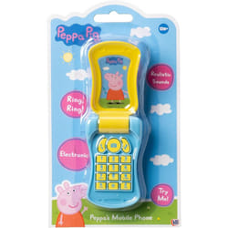 Peppa Pig Mobile Phone With Realistic Sounds Kids Roleplay Interactive Toy