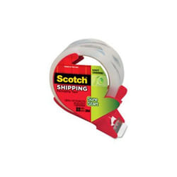 3M MMM145 Packing Tape w-Reusable Disp- 2in.x22.2 Yds.- Clear