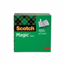 3M 810SX20 0.75 in. x 25 yards 1 in. Core Magic Tape Refill, Clear