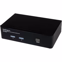 StarTech.com 2 Port USB HDMI KVM Switch / Switcher with Audio and USB 2.0 Hub