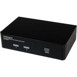 StarTech.com 2 Port USB HDMI KVM Switch / Switcher with Audio and USB 2.0 Hub