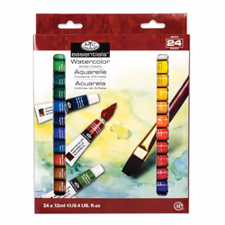 Royal & Langnickel 245873 Water Painting Colour, 24 colors, 12ml each