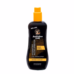 Australian Gold Dark Tanning Accelerator Spray Gel, 8 Ounce | Moisturize & Hydrate Skin | New Packaging Same Great Formula (a ...