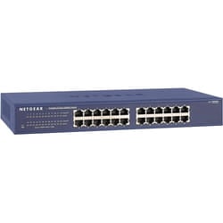 NETGEAR 24-Port Gigabit Ethernet Unmanaged Switch (JGS524) - Desktop or Rackmount, and Limited Lifetime Protection Unmanaged 24 port | Rackmount