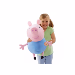 (George) Peppa Pig Giant Peppa Pig or George plush toy - George