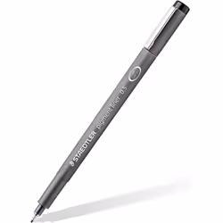 Staedtler 308 SB6P Pigment Liner Fineliner Technical Drawing Pens Assorted Line Width - Set of 6