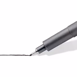 Staedtler 308 SB6P Pigment Liner Fineliner Technical Drawing Pens Assorted Line Width - Set of 6
