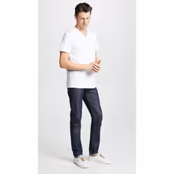 Calvin Klein Men's Cotton Classics Multipack V Neck T-Shirts  White  X