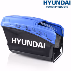 Hyundai Petrol Lawnmower, 139cc / 3.7hp Self-propelled Lawn Mower with 42cm / 420mm Cutting Width, 6 Cutting Heights, 45l Grass Bag Lawn Mower