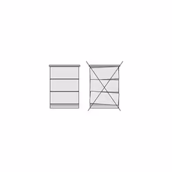 10 Pack Rok Hardware 20mm Diameter Plastic 4 Sided Drawer Front Adjust