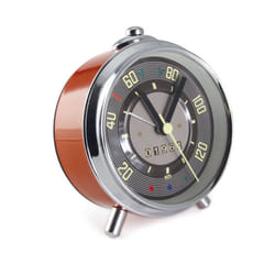 VW Collection - Volkswagen Alarm Clock Timepiece in Speedometer Design from T1 Bus (Speedometer/Red)