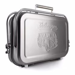 Brisa VW Collection - Volkswagen Hippie Bus T1 Camper Van Portable Suitcase BBQ Grill With Grill Grid, Collecting Tray for Coal & Handle, Gift