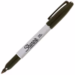 Sharpie 30001 Fine Point Permanent Marker  Marks On Paper and Plastic  Resist Fading and Water  AP Certified  Black Color  12 Markers Per Box