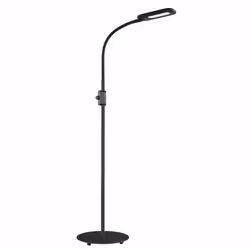 AUKEY LED Floor Lamp 6.5W (60W Equivalent), 7 Brightness Levels Eye Care Nature White Light with Flexible Gooseneck, Standing ...