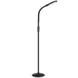 AUKEY Floor Lamp, 12W LED & 1.8m Tall Reading and Craft Floor Lamp - Dimmable Full Spectrum Natural Daylight Sunlight with Gooseneck for Working,...