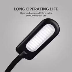 AUKEY Floor Lamp, 12W LED & 1.8m Tall Reading and Craft Floor Lamp - Dimmable Full Spectrum Natural Daylight Sunlight with Gooseneck for Working,...