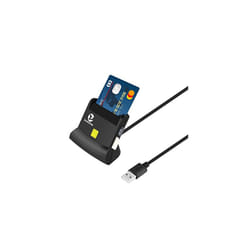 ID Card Reader Multi-Function USB Smart Card Reader for Smart Card, ID Card,SIM ect,Support Portuguese, Spanish, Belgian, Latvian, Estonian,Chip card