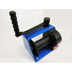 Manual Hand Winch for Lifting 500KG (Blue 0.5 Ton Hoisting Pulling Car Trailer)