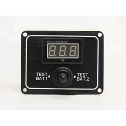 2 Way Digital Battery Test Switch 12V (Rocker Boat Gauge IP65 Water Resistant)