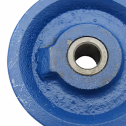 125MM Blue Painted Cast Iron Sheave With Bush - 13MM Wire Rope Spare Replacement