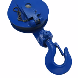 1 Ton 125MM London Pattern Snatch Block With Safety Hook