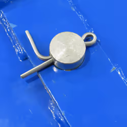 0.5 Ton 100MM Snatch Block With Safety Hook & Nylon Sheave - 16MM Rope Tested
