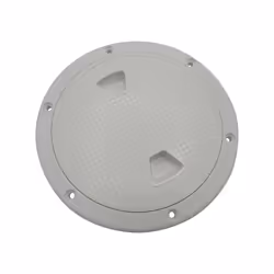 Boat Deck Round Inspection Hatch 6" (Access Panel Cover Water Tight White)