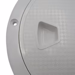 Boat Deck Round Inspection Hatch 6" (Access Panel Cover Water Tight White)