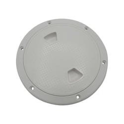 Deck Access Round Inspection Hatch 7" (178MM Boat Cover Plate White Plastic)