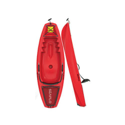 Single Person Sit On Top Children's Kayak (1.8M Kids Paddling Kayaking 55KG Red)
